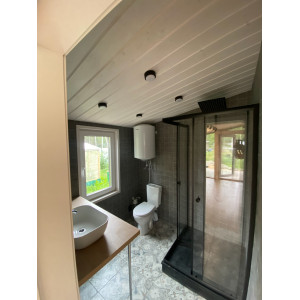 Готовый модульный дом с террасой DIP 40 м2