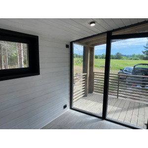 Готовый модульный дом с террасой DIP 40 м2