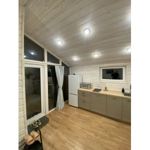 Готовый модульный дом с террасой DIP 48 м2