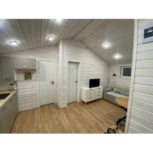 Готовый модульный дом с террасой DIP 48 м2