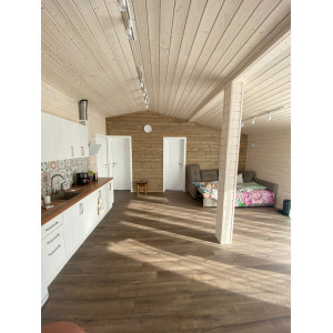 Готовый модульный дом с террасой DIP 82 м2