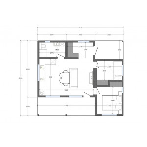 Модульный дом DV 48-6