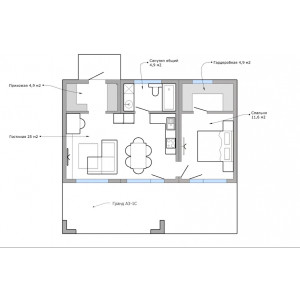 Модульный дом DV 51-1