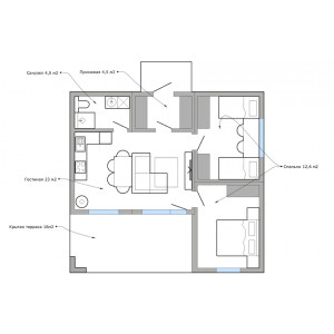 Модульный дом DV 58