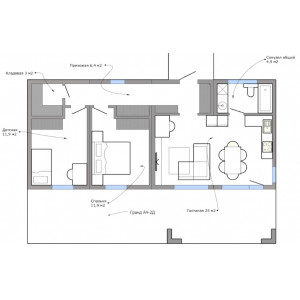 Модульный дом DV 69-3